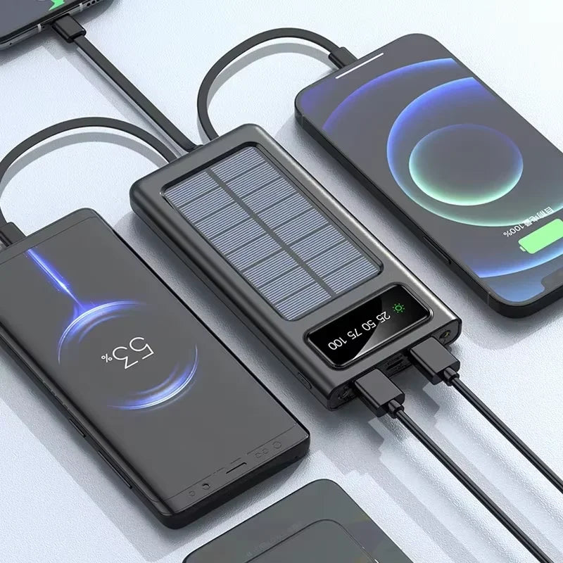SOLARFLIX™ - PowerBank Solarny z Ładowarką